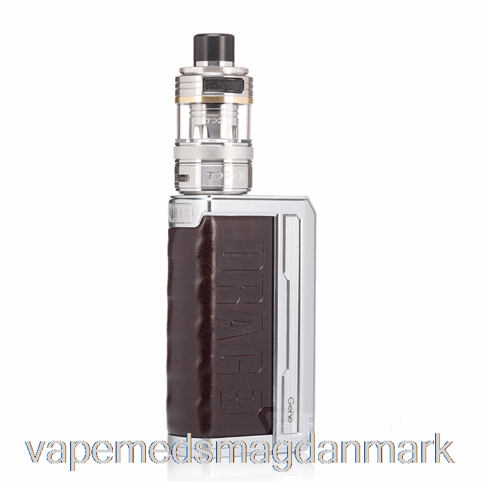 Vape Med Smag Voopoo Drag 3 177w Startsæt [tpp-x] Sølv Kaffe Brun